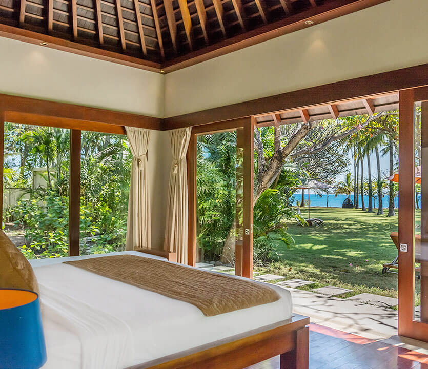 The Anandita - Guest bedroom three with tropical view